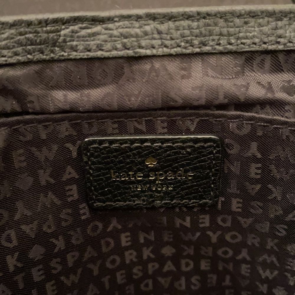 *Kate Spade* Black Leather Chain Handbag EUC - Picture 3 of 11